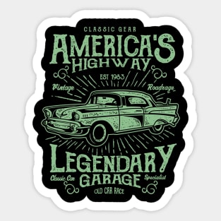 America's Highway Art - Do you like it? Sticker